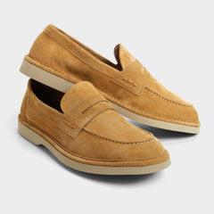 Aldo Iver Light Brown Men's Dress Shoes - Loafer Light Brown