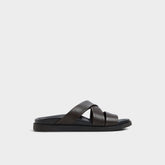 Aldo Kairo Dark Brown Men's Sandals & Slides - Slide sandal Dark Brown