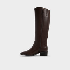 Aldo Kaydienh in Dark Brown - Knee-high boot, Block heel Dark brown