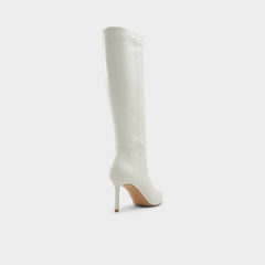 Aldo Laroche-wc White/Bone Women's Tall Boots - Knee-high boot, Stiletto heel White/Bone