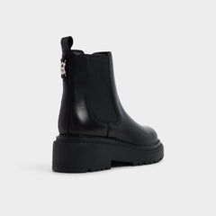 Aldo Bestina in Black - Chelsea boot, Lug sole Black