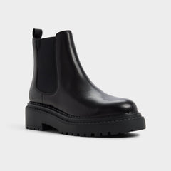 Aldo Bestina in Black - Chelsea boot, Lug sole Black