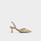 Aldo Gavedessi in Medium Beige - Slingback heel, Kitten heel Medium Beige