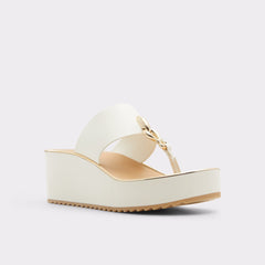 Aldo Penelopy White Women's Wedges - Wedge sandal, Wedge heel White