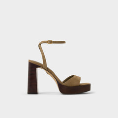 Aldo Lothon in Other Green - Strappy heeled sandal, Platform Other Green
