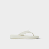 Aldo Grettle White/Bone Women's Flats - Flip flop, Flatform White/bone