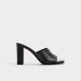 Aldo Re in Sophia Black - Heeled mule, Block heel Black