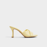 Aldo Lyhanna Light Yellow Women's Heeled mules - Heeled mule, Stiletto heel Light Yellow