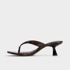 Aldo Jump in Open Brown - Heeled flip flop, Kitten heel Open brown