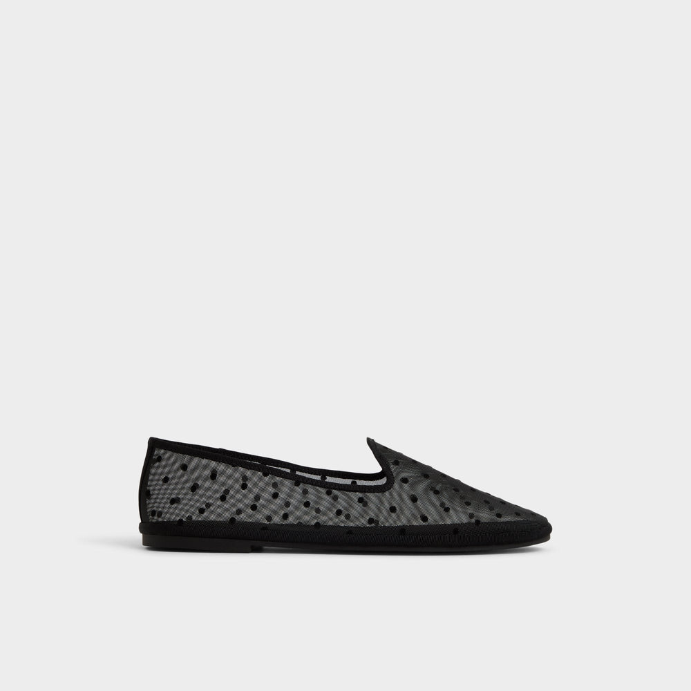 Aldo Aurabelle Black Textile Mesh Women's Loafers & Oxfords - Loafer Black