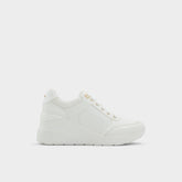 Aldo Iconistep White Overflow Women's Low top sneakers - Wedge sneaker, Wedge heel White overflow