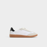 Aldo Clubstyle White/Black Women's Low top sneakers - Jogger sneaker, Jogger sole White/Black