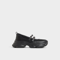 Aldo Aethera Black Women's Platform and wedge sneakers - Mary Jane Sneakers, Jogger sole Black