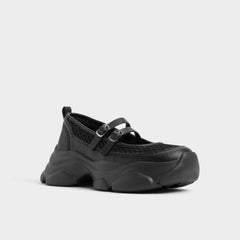 Aldo Aethera Black Women's Platform and wedge sneakers - Mary Jane Sneakers, Jogger sole Black