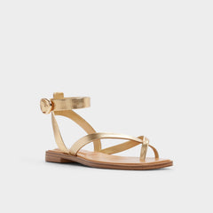 Aldo Daressi in Gold - Flat sandal Gold