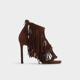Aldo Nahana in Dark Brown - Strappy heeled sandal, Stiletto heel Dark brown