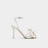 Aldo Tinsel in Other White - Strappy heeled sandal, Stiletto heel Other white