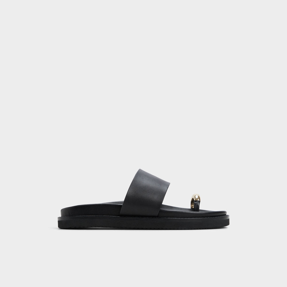 Aldo Beachstroll Black Women's Footbed sandals - Footbed sandal, Footbed sandal Black