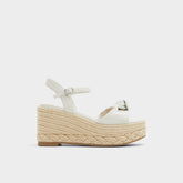 Aldo Annamarie White Women's Wedges - Wedge sandal, Wedge heel White