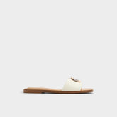 Aldo Tidella White Women's Flats - Slide sandal White