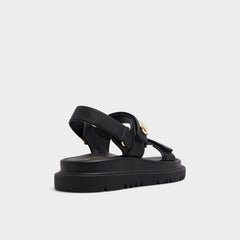 Aldo Linette Black Women's Footbed sandals - Footbed sandal, Footbed sandal Black