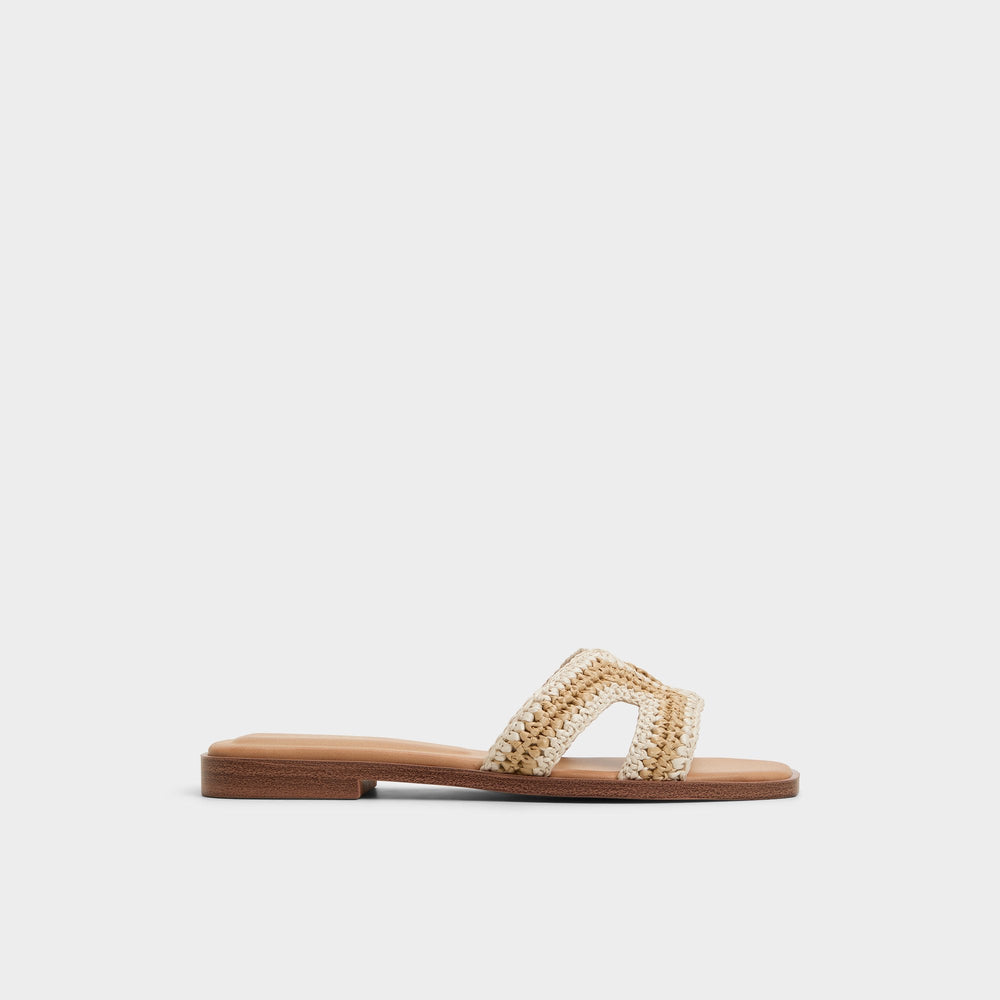 Aldo Itsandal Beige Women's Flats - Slide sandal Beige