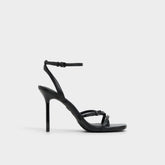 Aldo Conney Black Women's Heeled sandals - Strappy heeled sandal, Stiletto heel Black