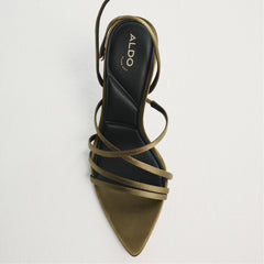 Aldo Solania Other Green Women's Strappy sandals - Strappy heeled sandal, Stiletto heel Other Green