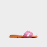 Aldo Itsandal Bright Pink Women's Flats - Slide sandal Bright Pink