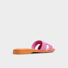 Aldo Itsandal Bright Pink Women's Flats - Slide sandal Bright Pink