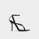 Aldo Abyfindley Black Women's Strappy sandals - Heeled flip flop, Stiletto heel Black