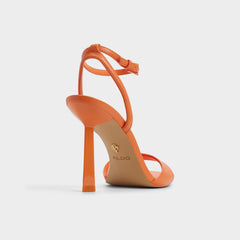Aldo Illustrious Medium Orange Women's Strappy Heels - Strappy heeled sandal, Stiletto heel Medium Orange
