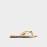 Aldo Conchiglia Gold Women's Flats - Flip flop Gold