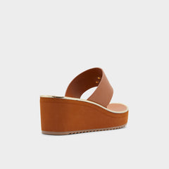 Aldo Maesllan Medium Brown Women's Wedges - Wedge sandal, Wedge heel Medium Brown