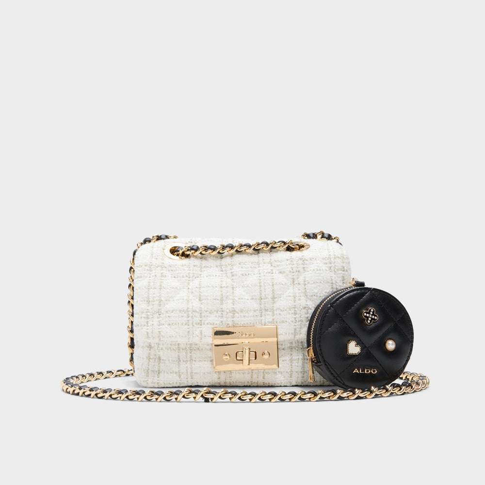Aldo Letissee in Black White - Crossbody bag Black/White