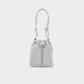 Aldo Marvelax Silver Women's Top Handle Bags - Bucket bag Silver