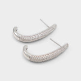 Aldo Nahdia in Silver Clear Multi - Earrings Silver/clear multi