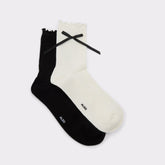 Aldo Cutiebow in Black White - Socks Black/white