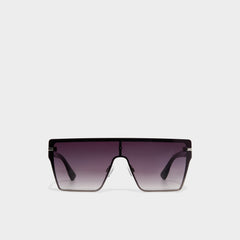 Aldo Gavenany Black/Silver Multi Women's Shield - Shield sunglasses Black/Silver Multi