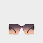 Aldo Lalaendrax Black/Gold Multi Women's Square - Square sunglasses Black/Gold Multi