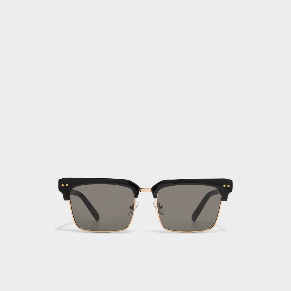 Aldo Apanas Black/Gold Multi Women's Square - Rectangle sunglasses Black/Gold Multi