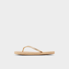 Aldo Aloomba Gold Women's Flats - Flip flop Gold