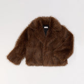 Aldo Hazella in Brown - Faux fur jacket Brown