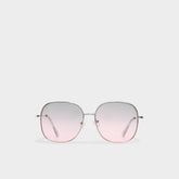 Aldo Grasien Silver Women's Square - Square sunglasses Silver
