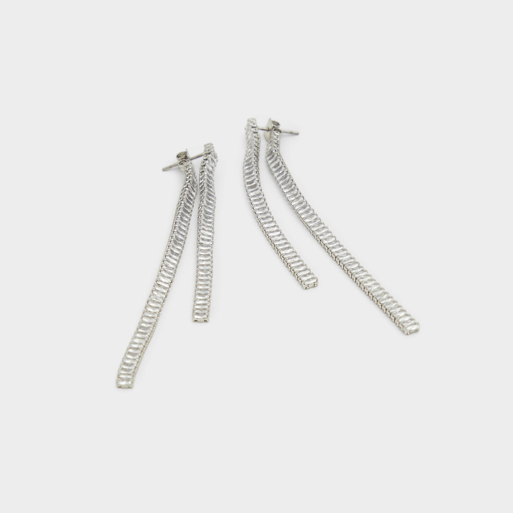 Aldo Svetna Silver/Clear Multi Women's Earrings - Drop earrings Silver/Clear Multi