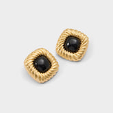 Aldo Myrage in Black Gold Multi - Statement earrings Black/gold multi