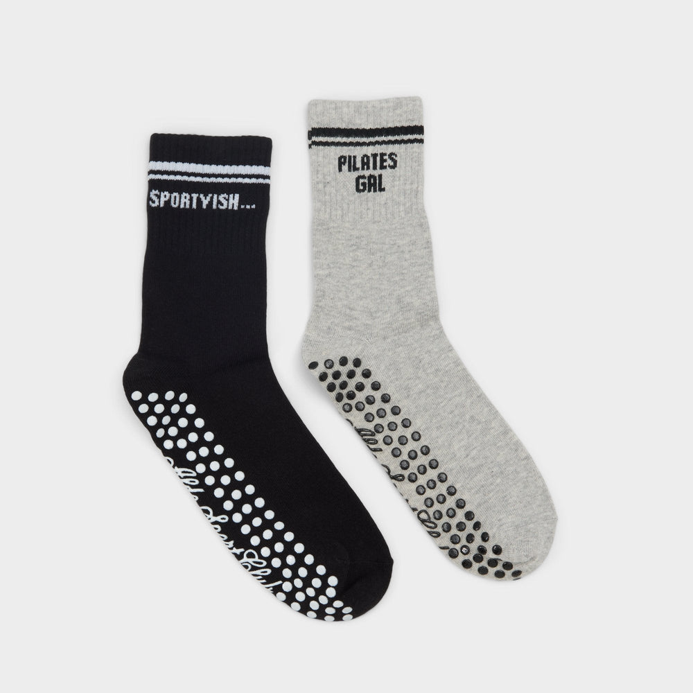 Aldo Pilatesclub in Grey - Pilates socks Grey