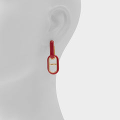 Aldo Alalaegyn in Red - Hoop earrings Red