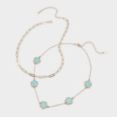 Aldo Feelinblue Turquoise Women's Necklaces - Layered necklace Turquoise