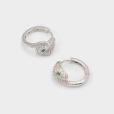Aldo Feraluxe in Silver Clear Multi - Hoop earrings Silver/clear multi